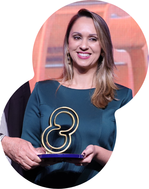 Outro vencedor com troféu